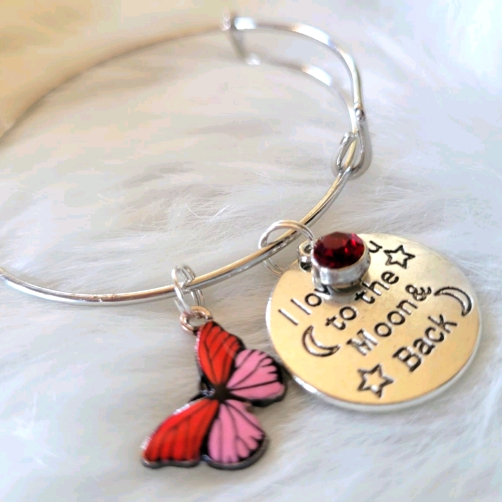 Bangle butterfly 🦋 charm bracelet